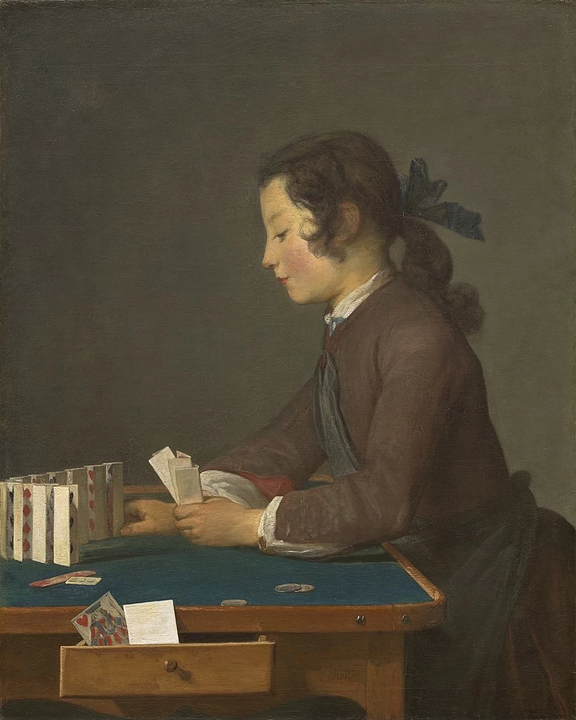 Jean Siméon Chardin - Il castello di carte, National Gallery of Art, Washington DC